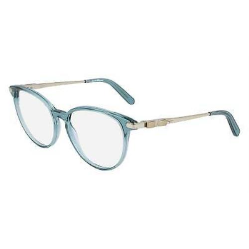 Salvatore Ferragamo SF2862-444-55 Crystal Acqua 55mm Eyeglasses