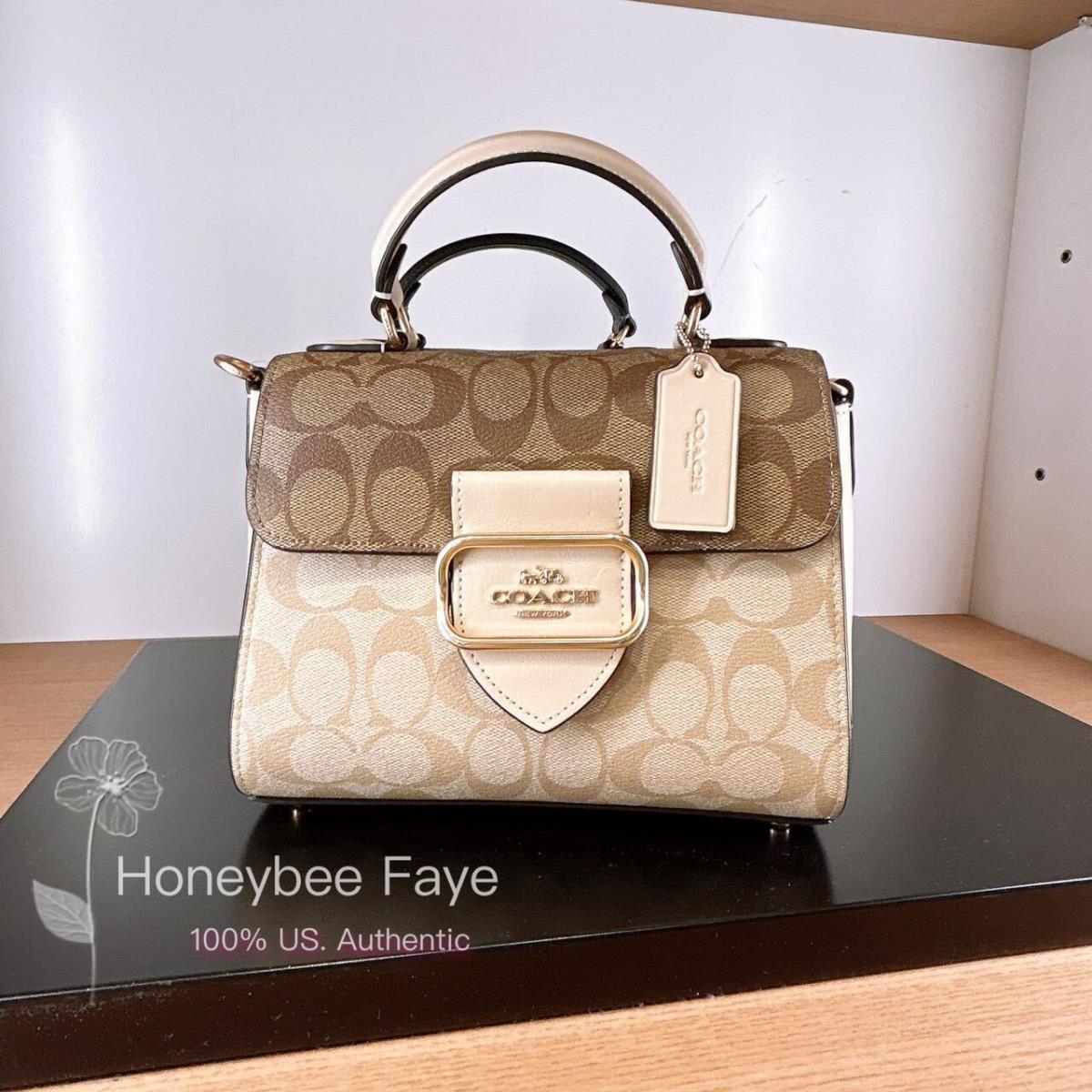 Coach Morgan Top Handle Satchel | - Coach bag - CE569 Gold/Khaki Multi,  Exterior: Multicolor | Fash Direct