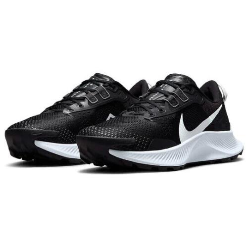 Nike Pegasus Trail 3 DA8698-001 Women Black White Athletic Running Shoes NR423 - Black & White