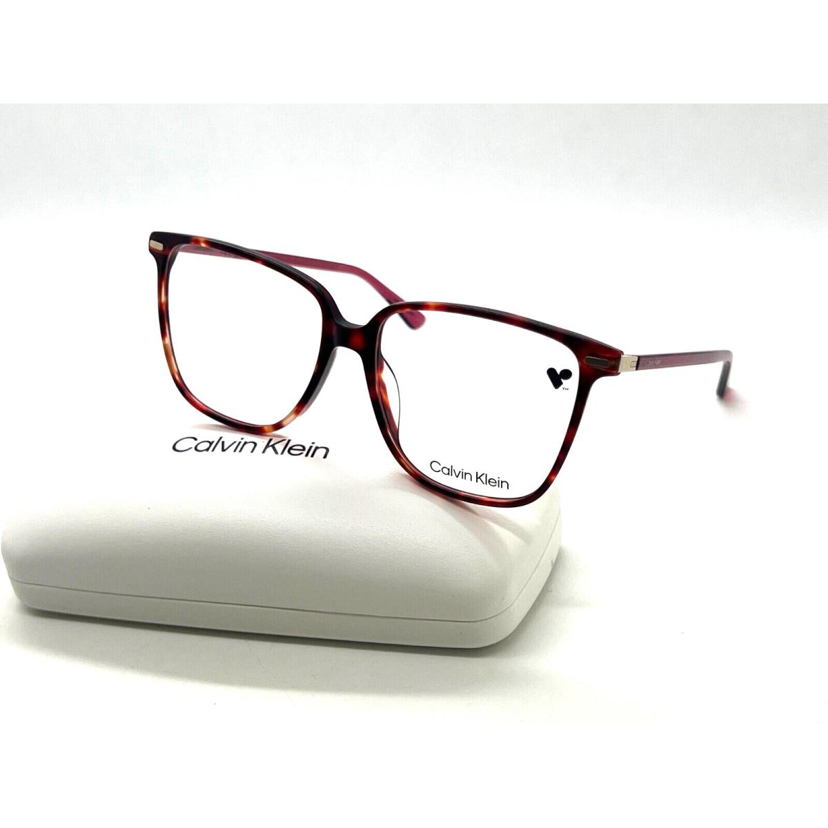 Calvin Klein Women`s CK 22543 809 Havana/pink Optical Eyeglasses 56-15-140MM