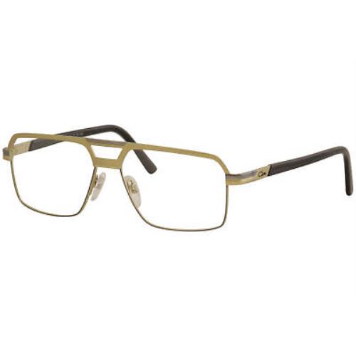 Cazal Eyeglasses 7074 004 Matte Gold Fullrim Titanium Optical Frame 57-mm