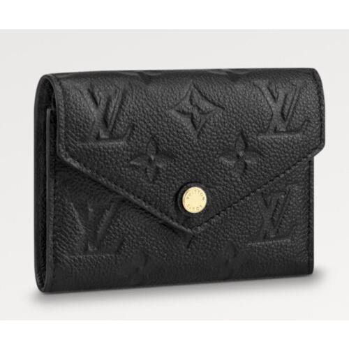 Louis Vuitton Victorine Wallet Black Monogram Empriente Leather M64060