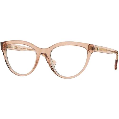 Burberry Eyeglasses BE2311 3358 51mm Transparent Peach / Demo Lens