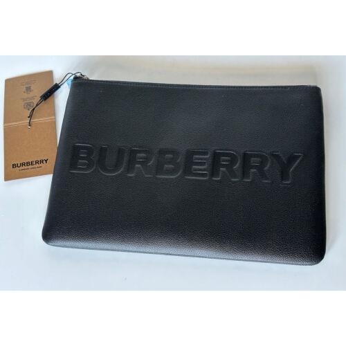 Burberry Black Leather Case Clutch 80528831