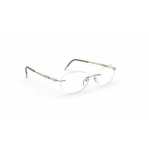 Silhouette Tng Crystals 5551 5551 Eyeglasses 7520 Gold