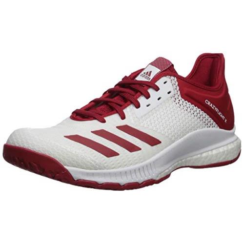 Adidas Women`s Crazyflight X 3 Volleyball Shoe - Choose Sz/col White/Power Red/White