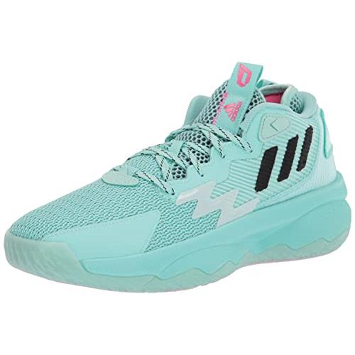 Adidas Unisex-adult Dame 8 Basketball Shoe - Choose Sz/col Energy Aqua/Core Black/Team Shock Pink