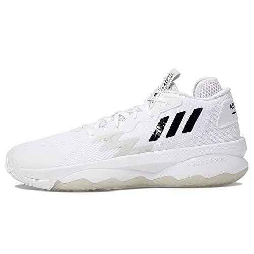 Adidas Unisex-adult Dame 8 Basketball Shoe - Choose Sz/col White/Black/Grey