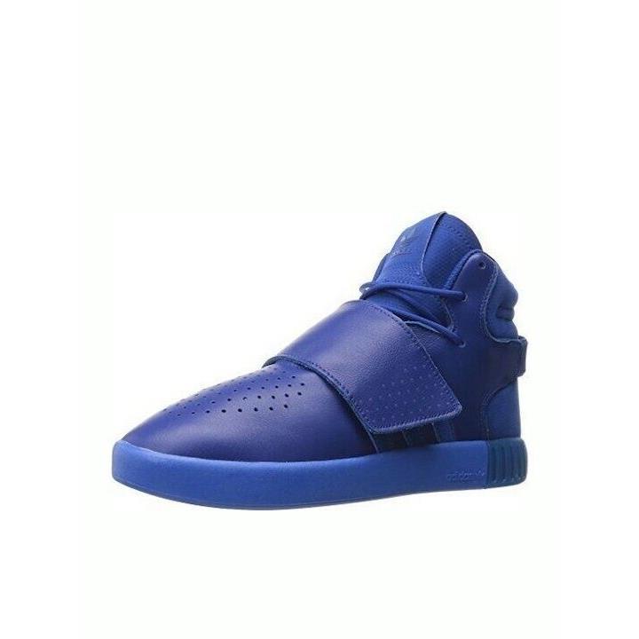 Adidas Tubular Invader Strap J BB2896 Youth Blue Running Shoes Size US 4Y HS4143 - Blue