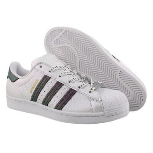 Adidas Superstar Womens Shoes Size 8 Color: White/dark Green