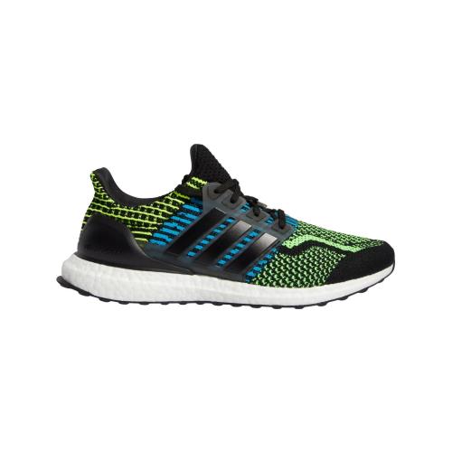 Men Adidas Ultraboost 5.0 Dna Running Shoes Size 10 Black White Green GX4103
