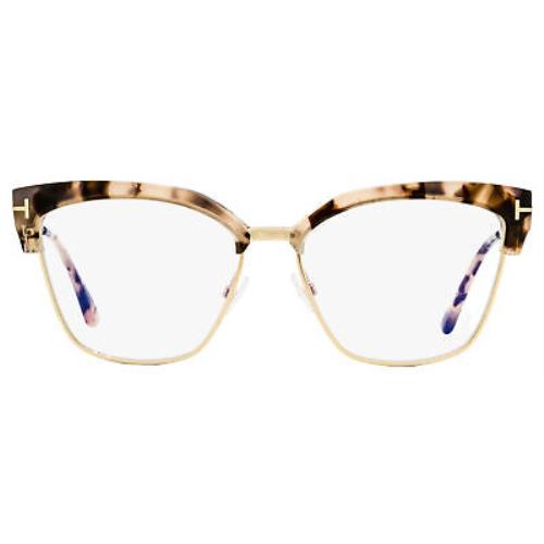 Tom Ford eyeglasses  - Gold/Rose Havana , Gold/Rose Havana Frame, Clear Lens 0
