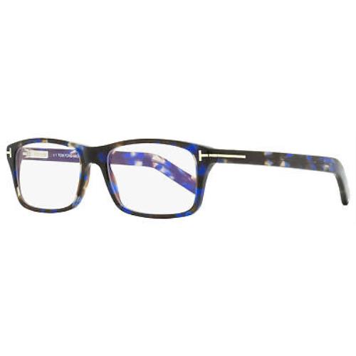 Tom Ford Blue Block Eyeglasses TF5663B 056 Blue Havana 55mm FT5663