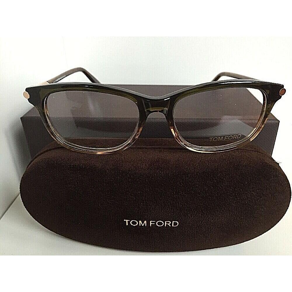Tom Ford TF 523798 Olive 52mm Italy Rx Women`s Eyeglasses Frame