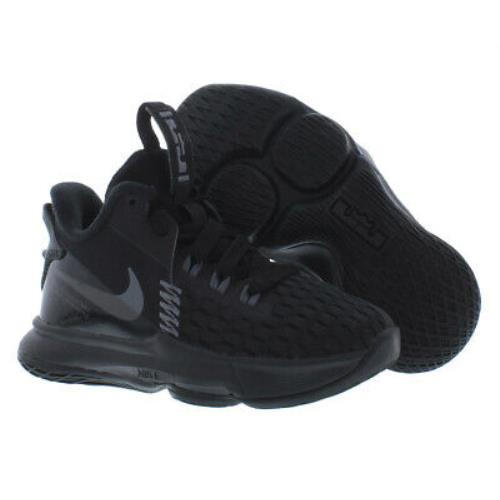 Nike Lebron Witness V Boys Shoes Size 11 Color: Black/black - Black/Black , Black Main