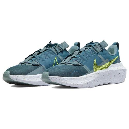 Nike Crater Impact SE DJ6308-002 Mens Ash Green Volt Gray Running Shoes 10 ZJ446