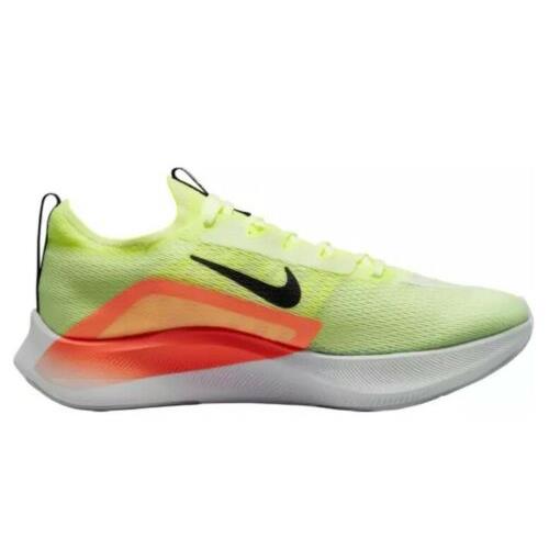 Men`s SZ 14 Nike Zoom Fly 4 Running Shoes. CT2392 700 Volt / Black / Orange