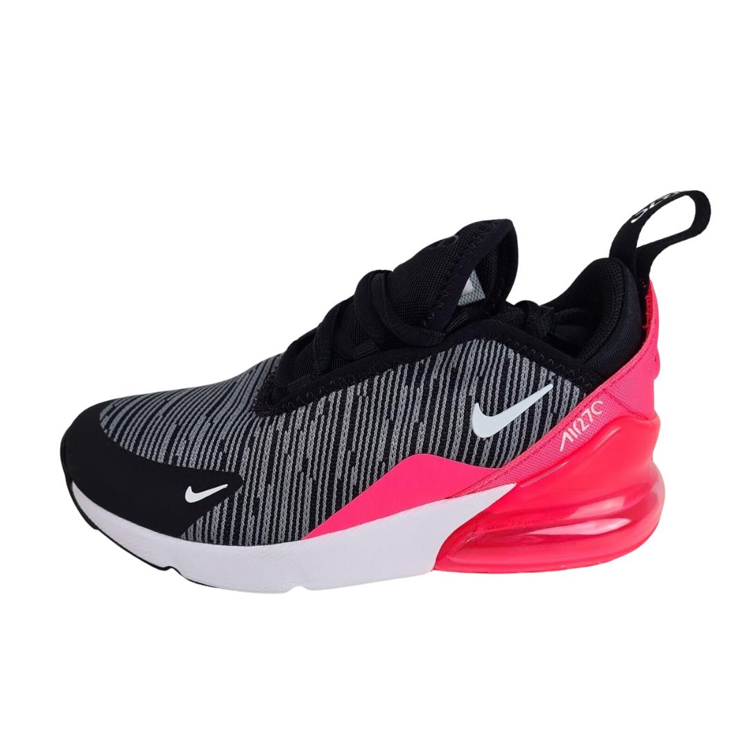 Nike Girl`s Air Max 270 PS AO7440 003 Shoes Black Pink Athletic Sz 12C | 823233532816 - Nike shoes Max - Black | SporTipTop