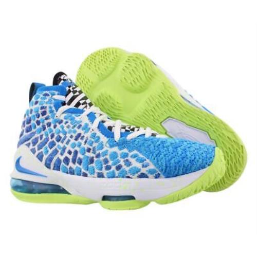 Nike Lebron Xvii GS Boys Shoes Size 4.5 Color: Photo Blue/photo Blue