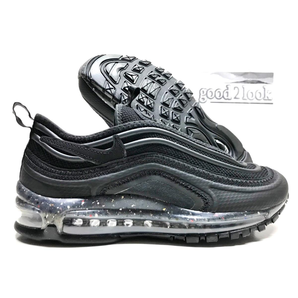 Nike Air Max Terrascape 97 Triple Black/black Size Men`s 10 DQ3976-001