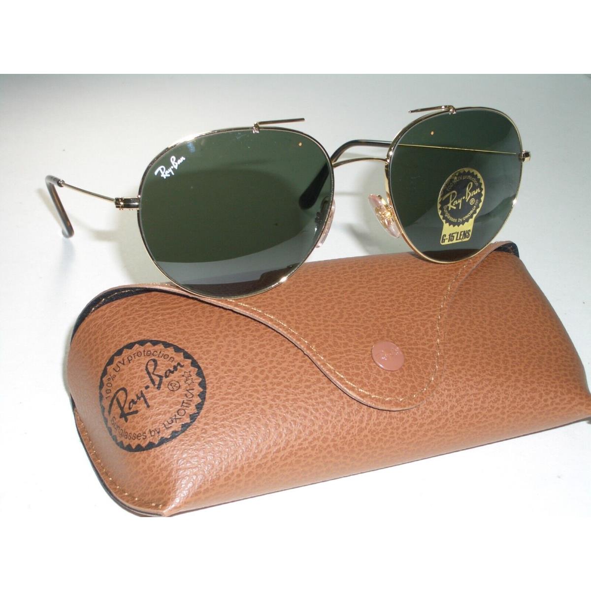 Ray-Ban sunglasses  - Gold Frame, GREEN/NEUTRAL GRAY Lens 0