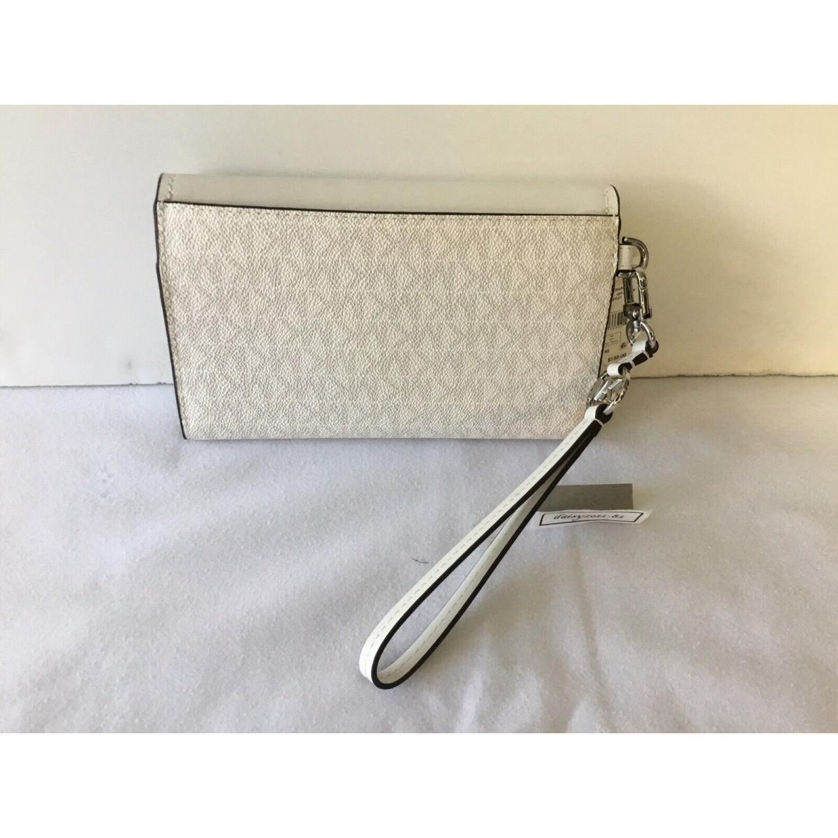 Michael Kors Jet Set Charm LG Flap Phn Wrislet in Opt/ Allum Color