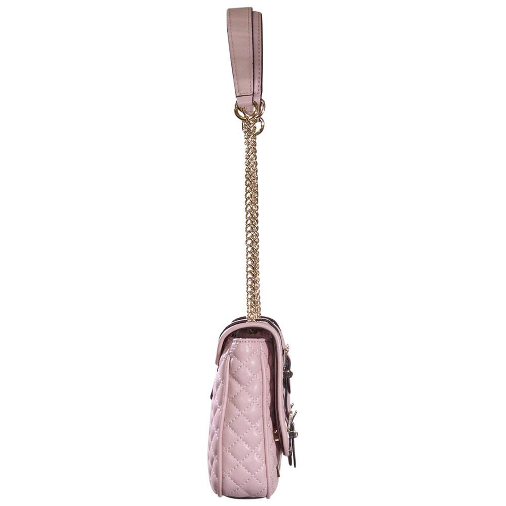 Guess Women`s Adam Handbag Convertible Crossbody Bag Pale Rose