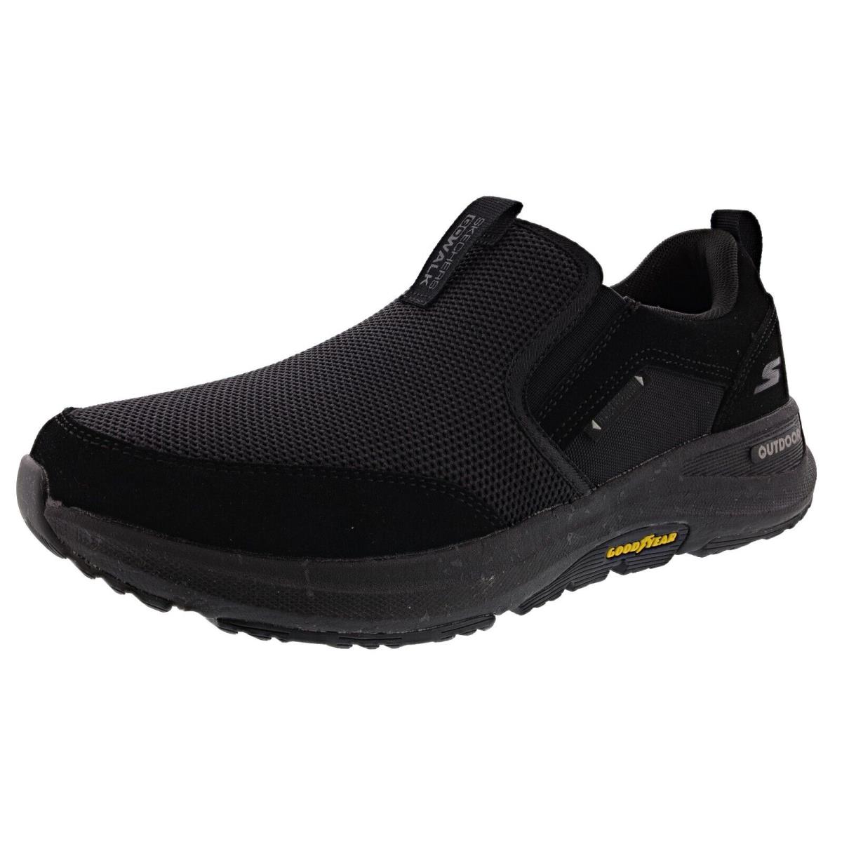 Skechers Men`s GO Walk Outdoor - Andes 216103 Slip ON Walking Shoes BLACK/BLACK