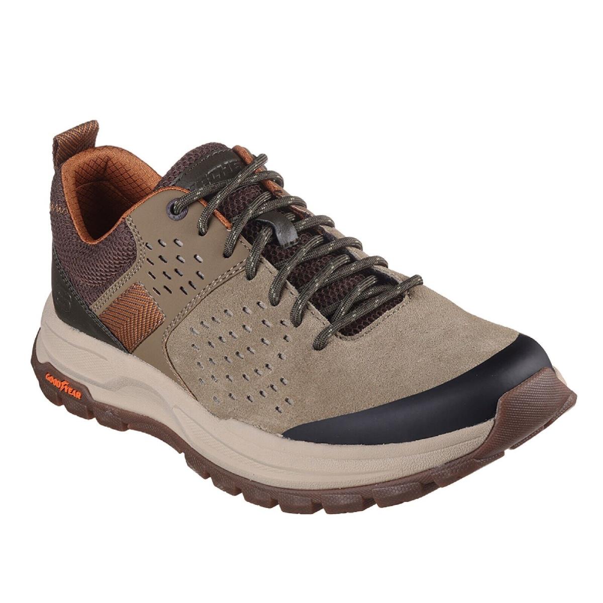 Skechers Goodyear Zeller Bazemore Mid Air Cooled Men`s Hiking Boots Shoes Des 210529/KHK