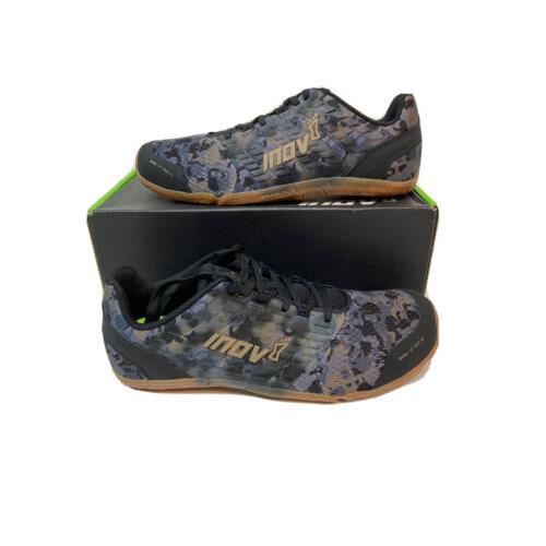 Inov-8 Men`s Bare-xf 210 V2 Sneaker 8.5 Grey Gum Camo Barefoot Training Shoes