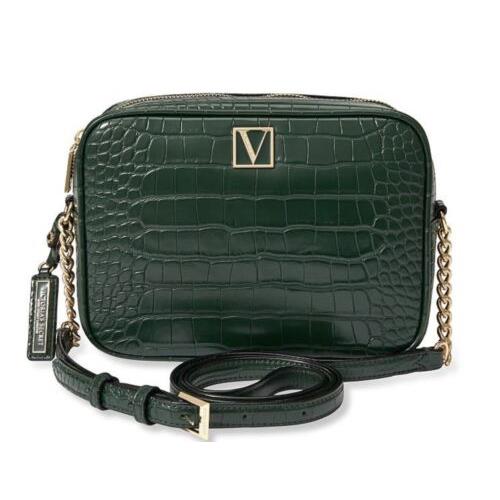 Victoria Secret Bag Type: Crossbody Color: Emerald Croc Polyurethane