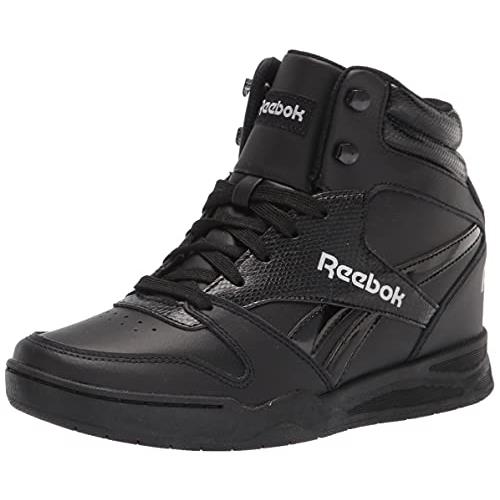 Reebok Women`s Bb4500 Hi High Top Basketball Shoe - Choose Sz/col Wedge Heel Black/Silver Metallic