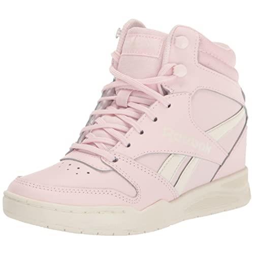 Reebok Women`s Bb4500 Hi High Top Basketball Shoe - Choose Sz/col Wedge Heel/Porcelain Pink/Chalk