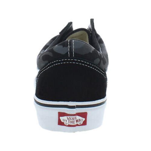 Vans Old Skool Unisex Shoes Size 10.5 Color: Black Camo/white