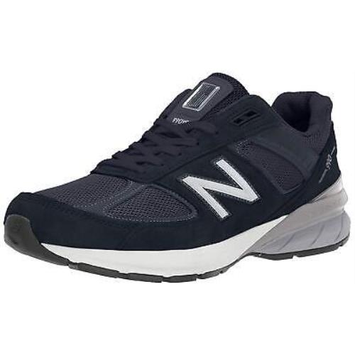 New Balance Mens 990v5 Running Shoe Adult Navy/silver Running Shoe