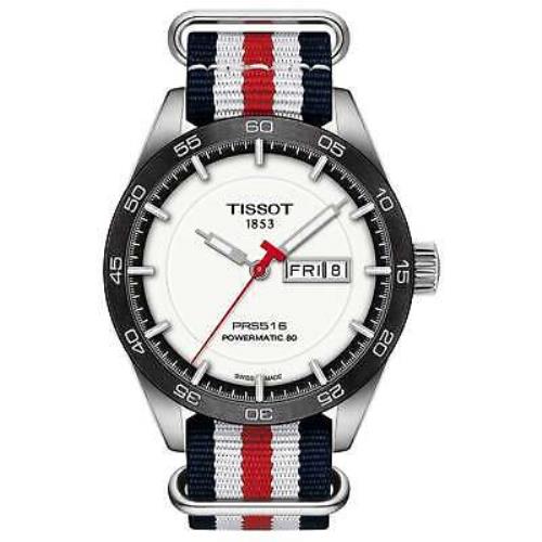 Tissot T1004301701100 Powermatic 42MM Men`s Multi-color Fabric Watch