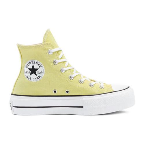 Converse Chuck Taylor All Star Platform Hi 570433C Women Light Citron Shoes C209