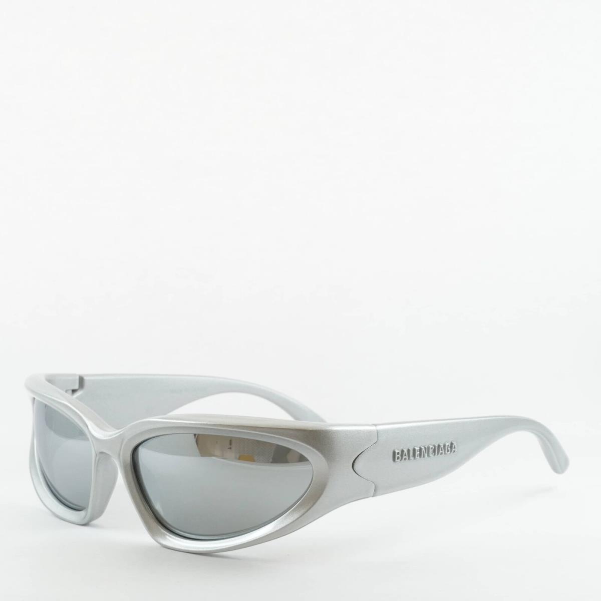 Balenciaga BB0157S 004 Silver/silver 65-17-125 Sunglasses