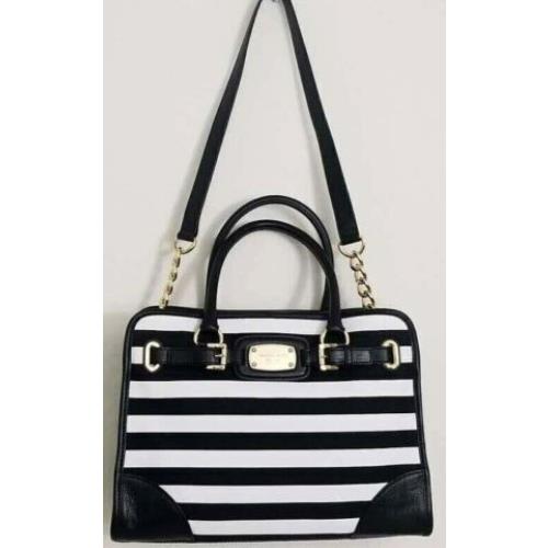 Michael Kors Hamilton Large Black White Stripe Tote Bag +/or Wallet Set - Michael  Kors bag - 000031323017 | Fash Brands