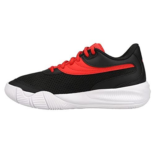 Puma Unisex-child Triple Basketball Sneaker - Choose Sz/col Black/High Risk Red