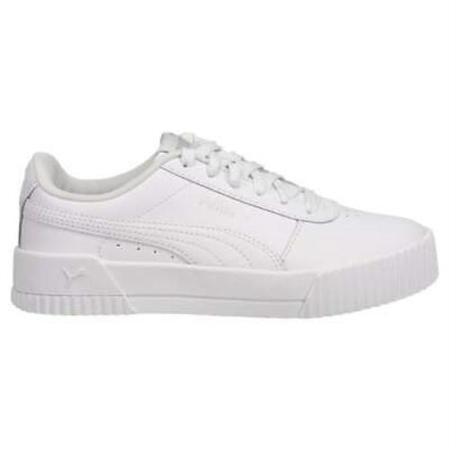 Puma 370325-02 Carina Leather Platform Womens Sneakers Shoes Casual - White