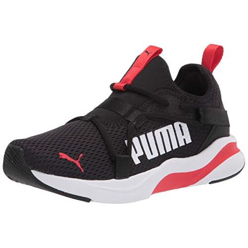 Puma Unisex-child Softride Rift Slip on Sneaker - Choose Sz/col Black/High Risk Red