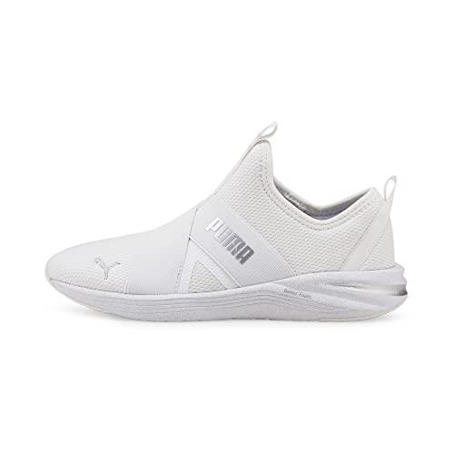 Puma Women`s Better Foam Prowl Slip on Sneaker - Choose Sz/col Puma White-metallic Silver