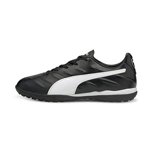 Puma Men`s King Pro 21 Turf Trainer Soccer Shoe - Choose Sz/col Black/White