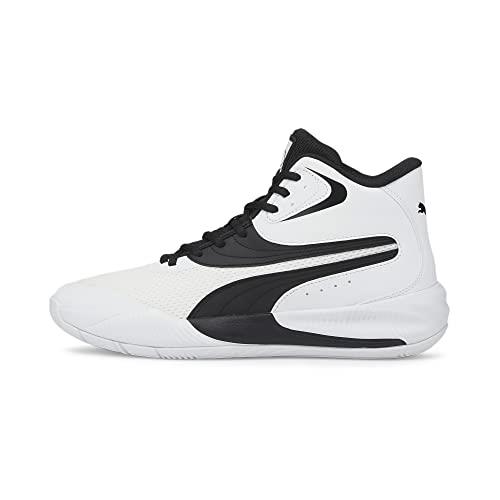 Puma Men`s Triple Mid Basketball Sneaker - Choose Sz/col White/Black