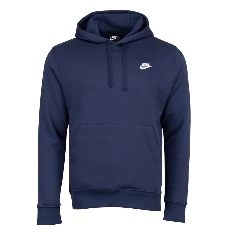 Nike Sportswear Club Fleece Pullover Hoodie Sweatshirt - Navy Blue - All Sizes - Blue
