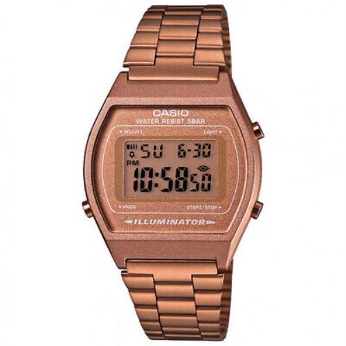 Casio `s Vintage Rose Gold Dial Watch - B640WC-5AVT