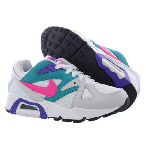 Nike Air Structure Unisex Shoes - White/Hyper Pink-Turbo Green , White Main