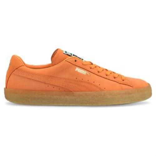 Puma 380707-08 Suede Crepe Lace Up Mens Sneakers Shoes Casual - Orange