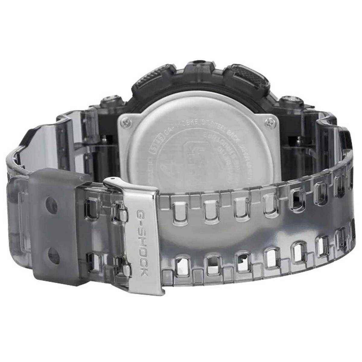 Casio Men`s Watch G-shock Grey and Black Ana-digi Dial Resin Strap GA110SKE-8A - Dial: Black, Grey, Band: Grey